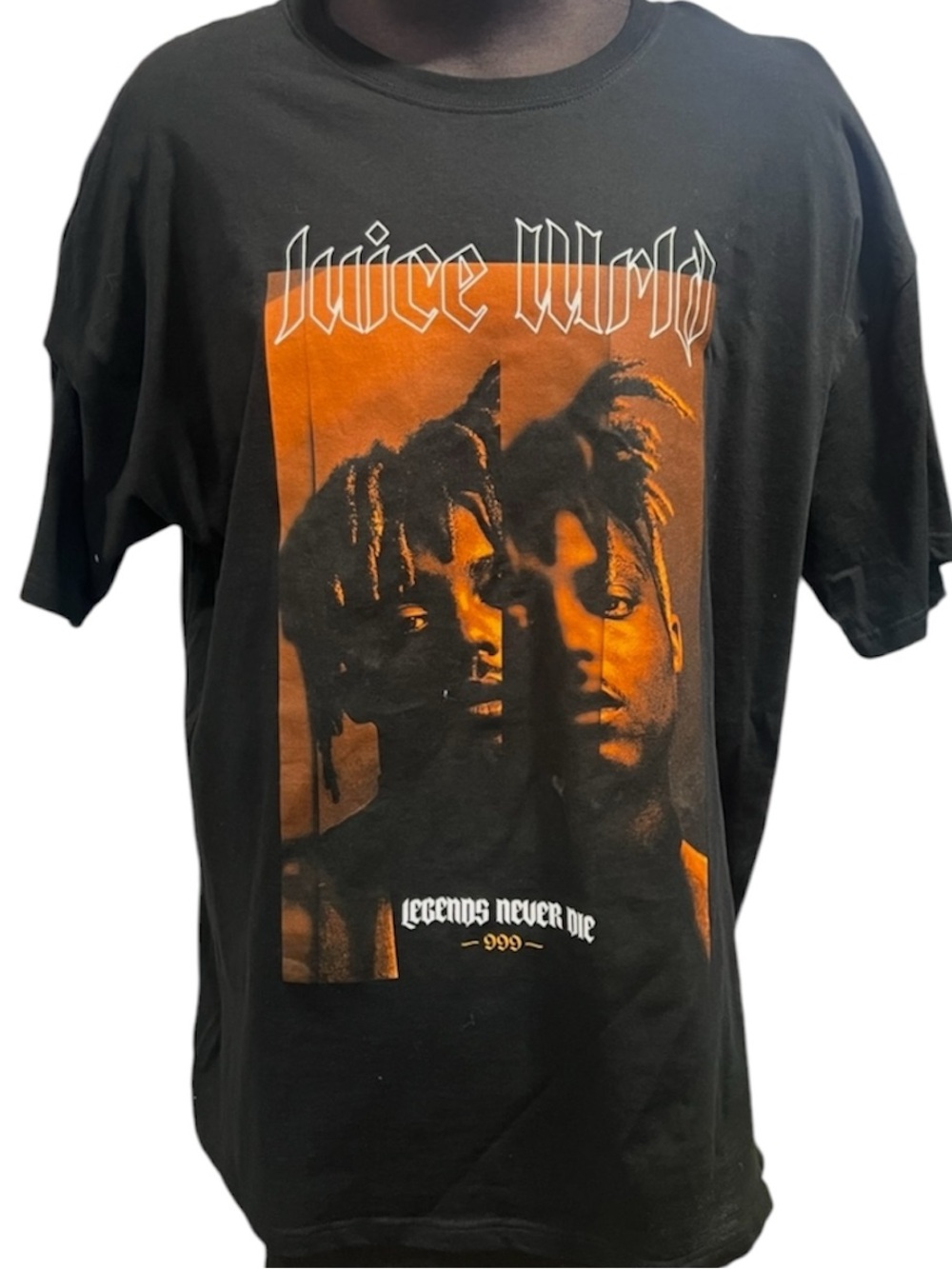 Juice Wrld Legends Never Die 999 T Shirt Short Sleeve Black Mens XXL Music
